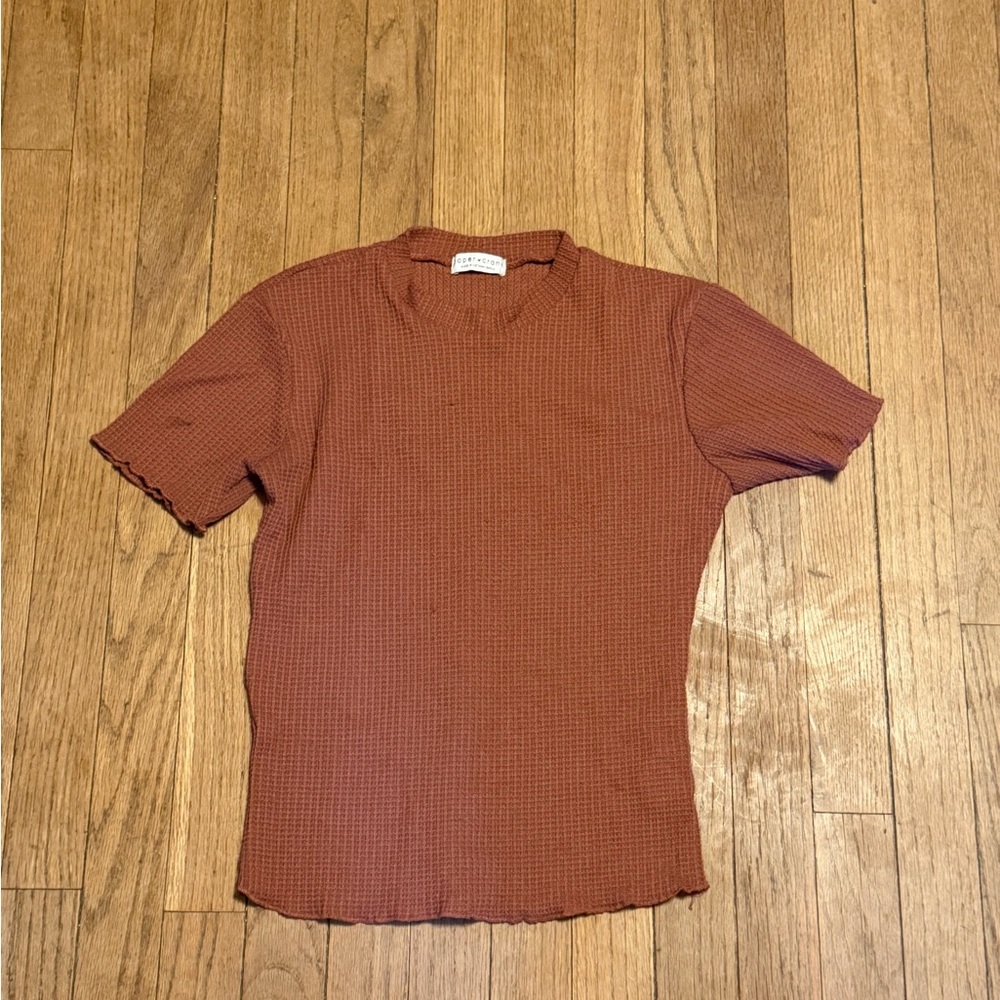 Paper Crane Rust Short Sleeve Shirt